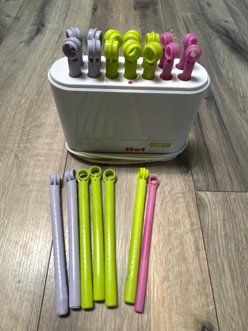 Conair Hot Sticks Hairsetter With Extra Colorful Flexible Heated Rollers